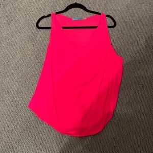 Alice and Olivia pink silk top!